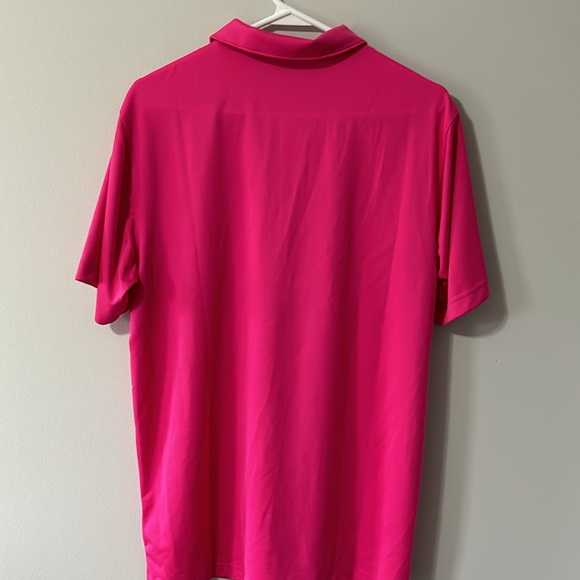 Neon, pink, puma, dry, cell polo shirt, size medium - Picture 3 of 3